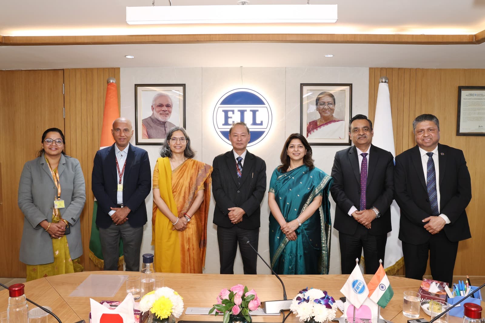 Dignitaries Visit Engineers India Limited to Review Hydrocarbon Leadership