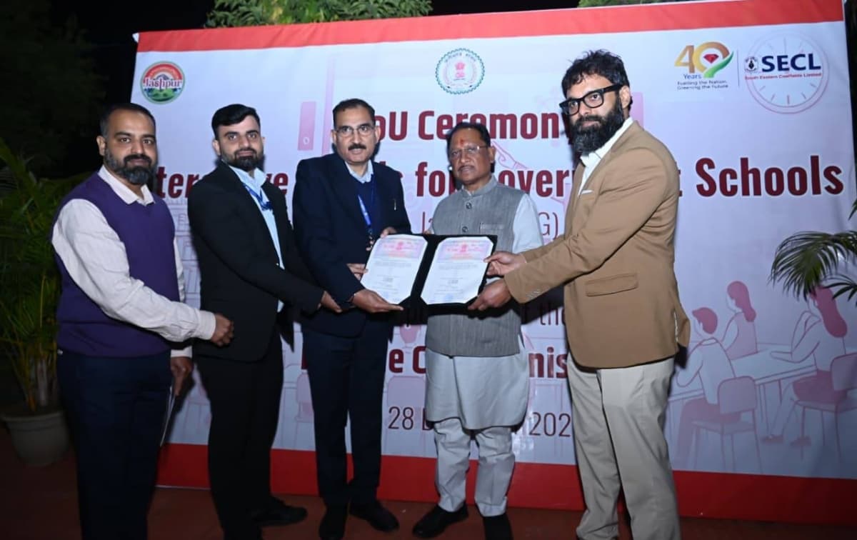 206 Interactive Panels for Jashpur Schools via SECL & EDCIL MoU