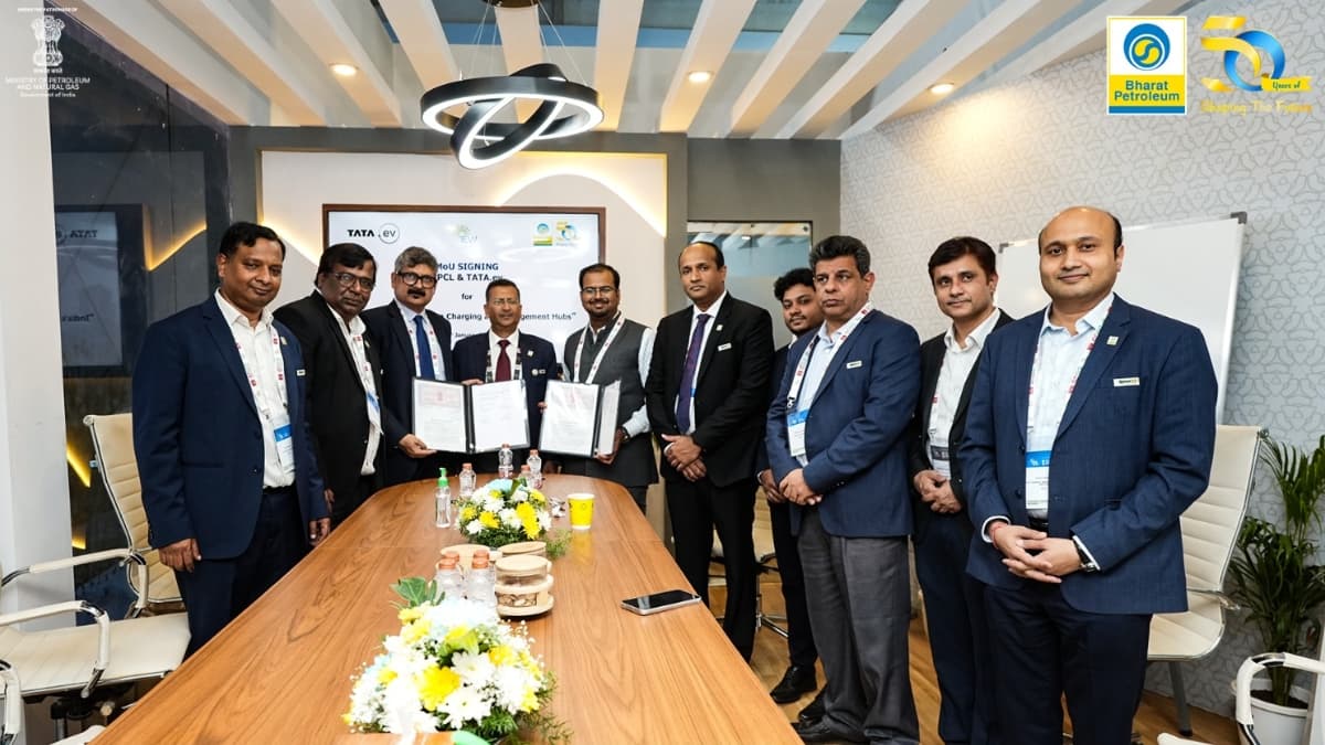 BPCL, Tata Motors Partner to Set Up India’s Largest Mega EV Charging Hubs
