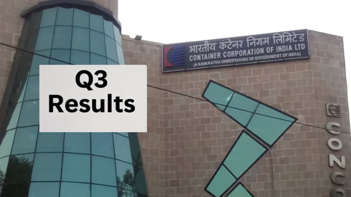 CONCOR Q3 Results: PAT at ₹329 Cr, Declares ₹3.40/Share Interim Dividend