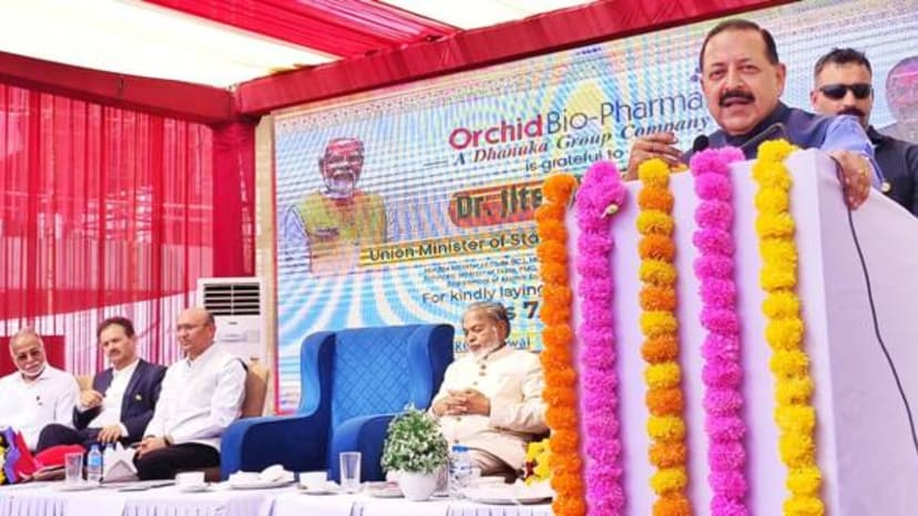 Dr. Jitendra Singh Lays Rs 600 Crore Pharma Facility Foundation in Kathua