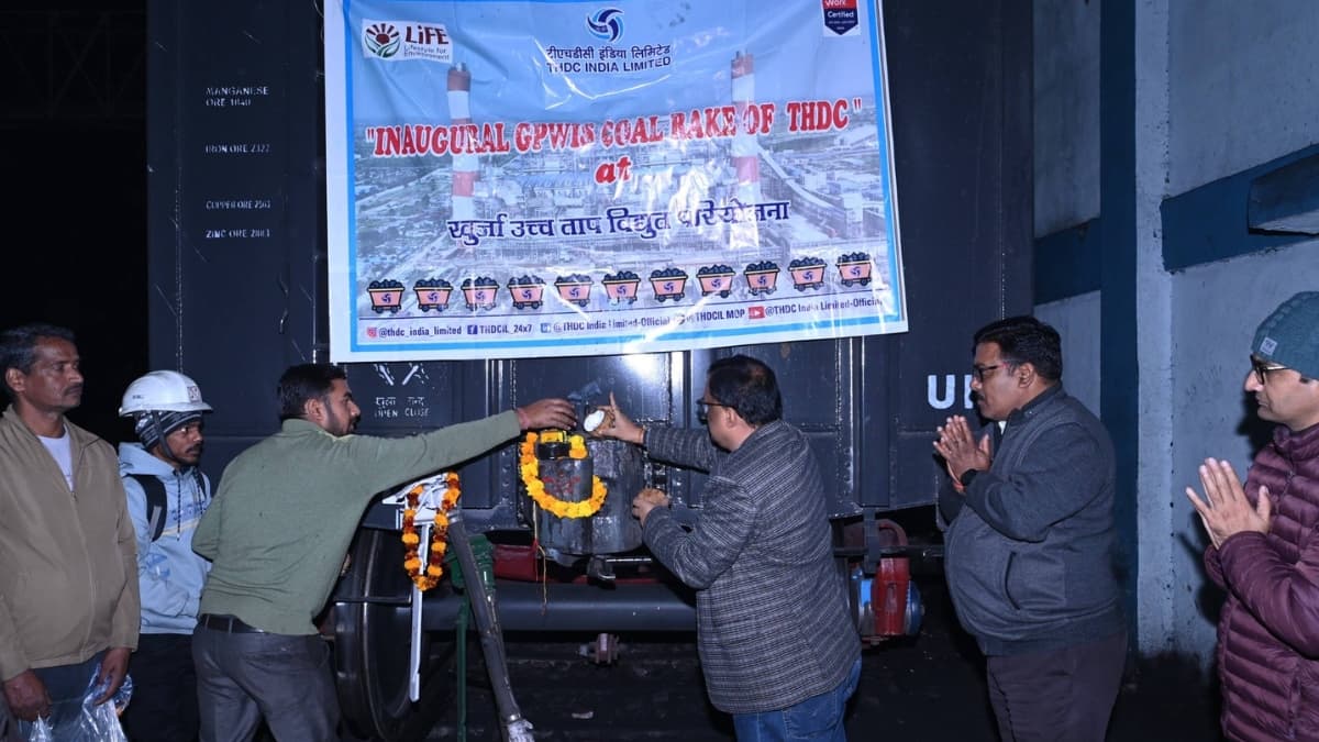 Finally! THDC Ensures Khurja Plant Won’t Run Dry – Coal Now Comes From “Home”