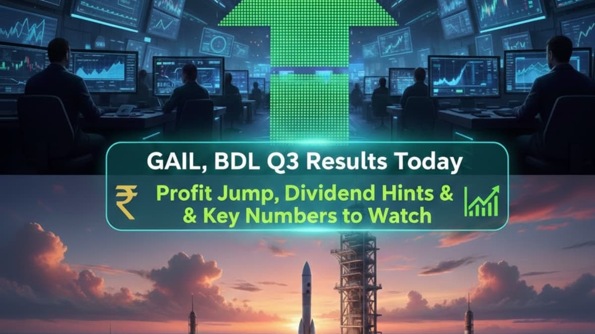 GAIL, BDL Q3 Results Today: Profit Jump, Dividend Hints & Key Numbers to Watch