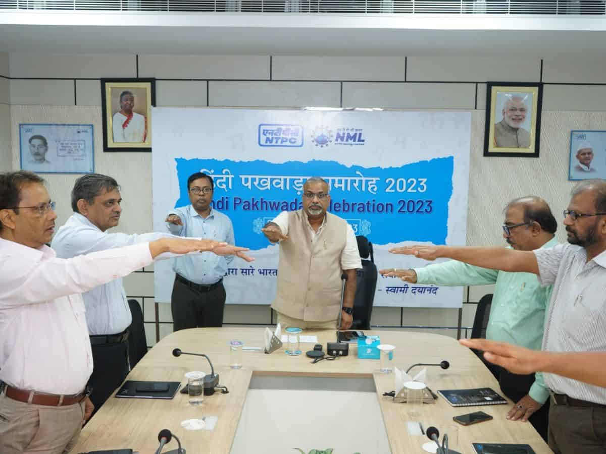 Hindi Fortnight inaugurated at NTPC Coal Mining Headquarters