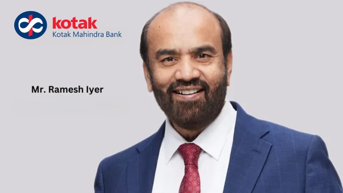 Kotak Mahindra Bank Appoints Ramesh Ganesh Iyer as Independent Director