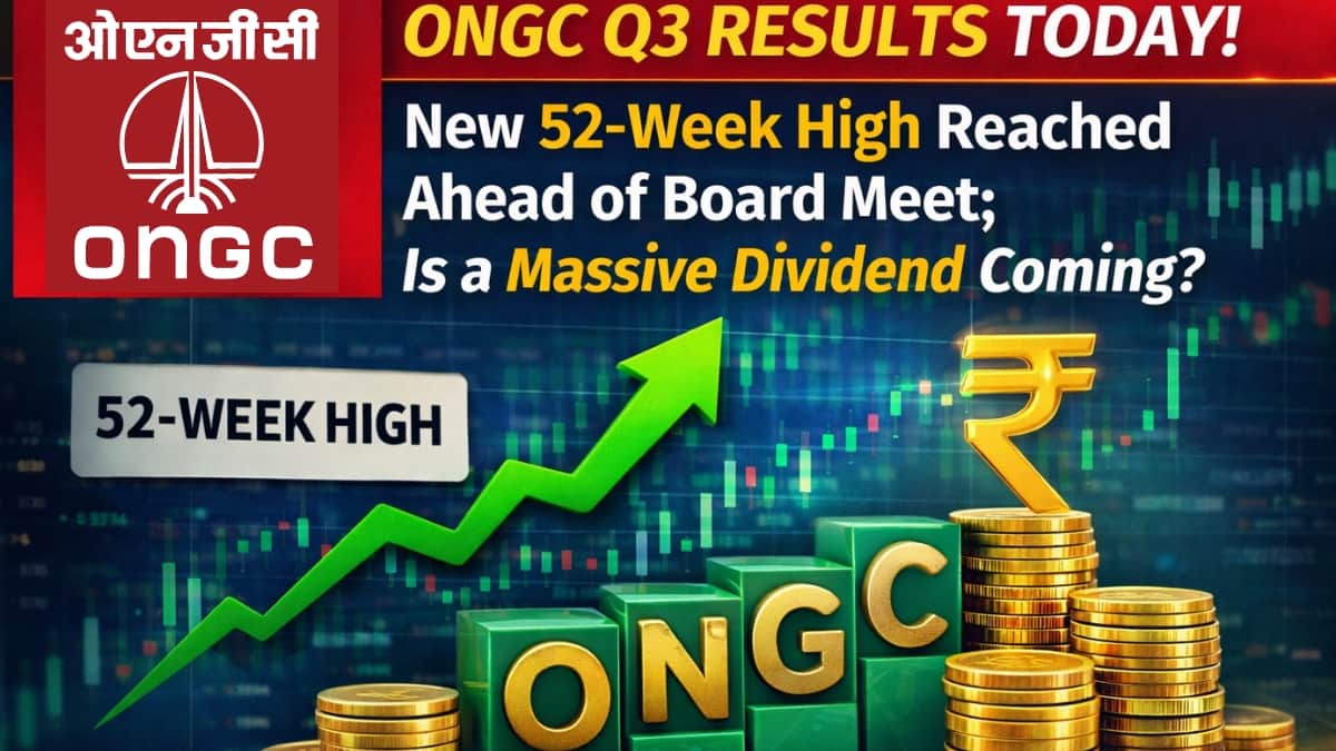 ONGC Q3 Results Today: New 52-Week High Reached Ahead of Board Meet; Is a Massive Dividend Coming?