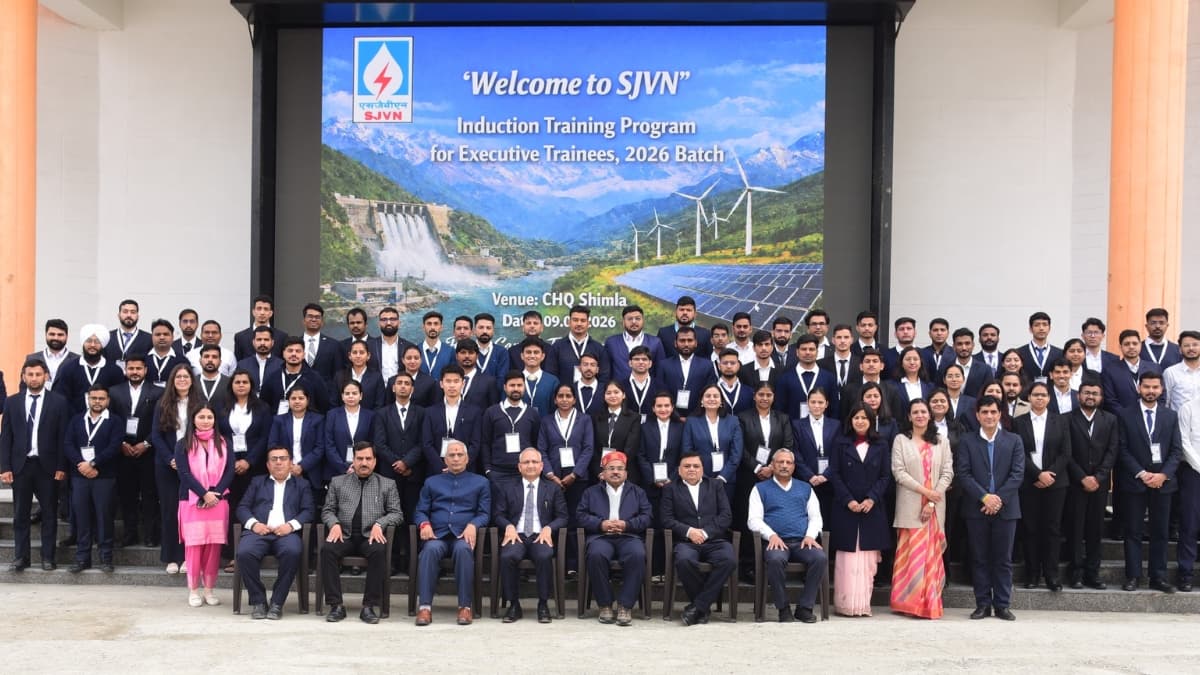 SJVN Welcomes 78 Executive Trainees of 2026 Batch With Induction Programme at Shimla