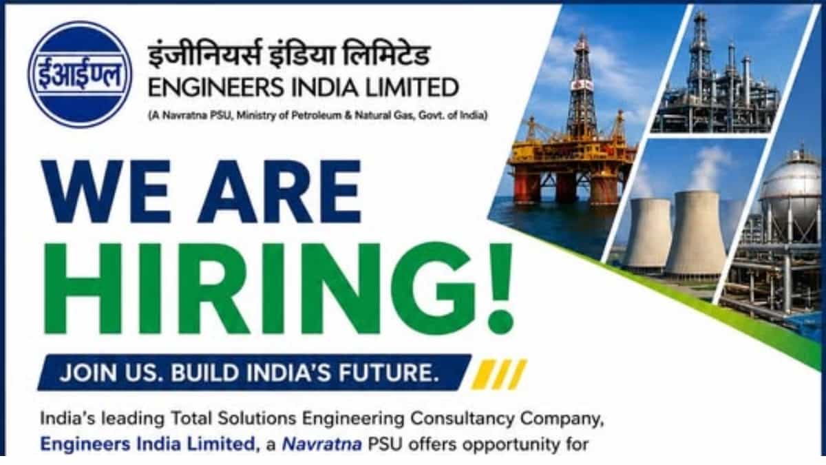 Engineers India Limited Recruits 61 Experienced Engineers