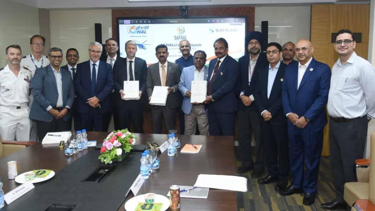 HAL and Safran Sign Final Contract for Aravalli Helicopter Engine Development