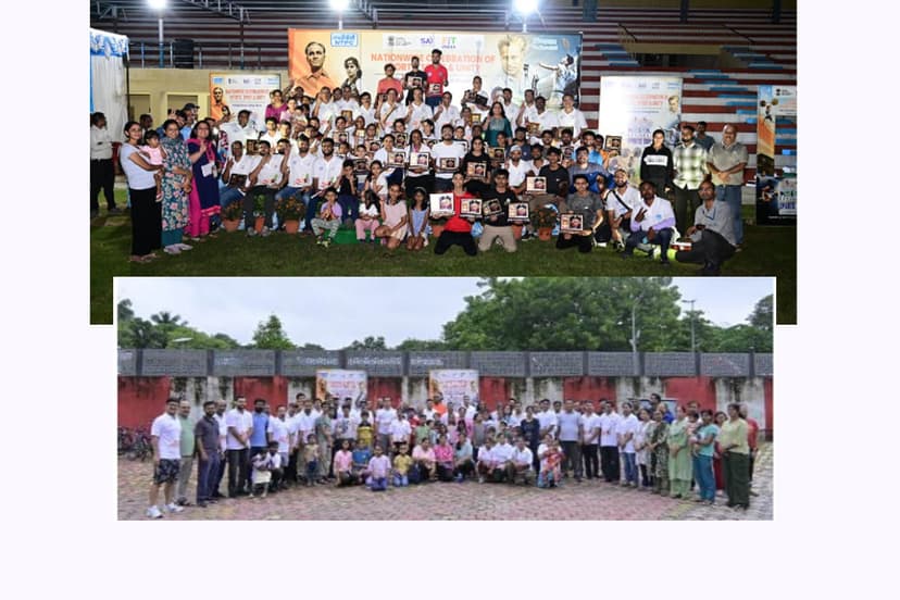 Khelega Bharat, Jeetega Bharat: NTPC Vindhyachal Celebrates National Sports Day with Sporting Fervour and Cycle Rally