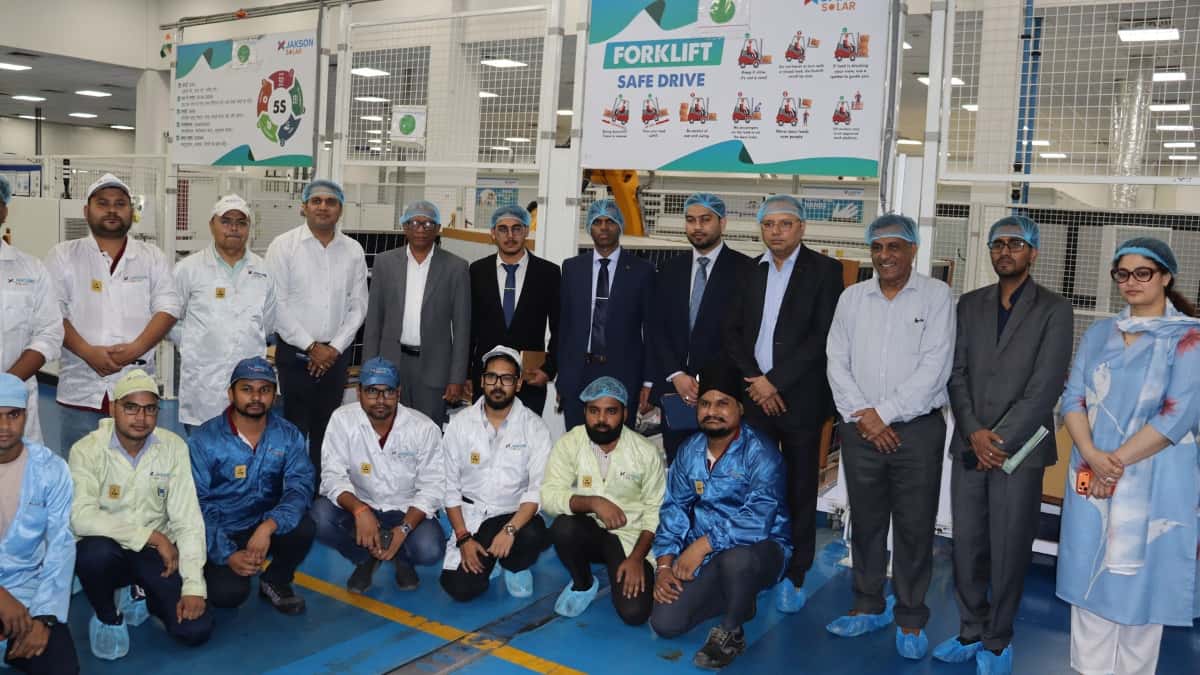 Sri Lankan Energy Minister Visits JAKSON Group’s Greater Noida Manufacturing Facility