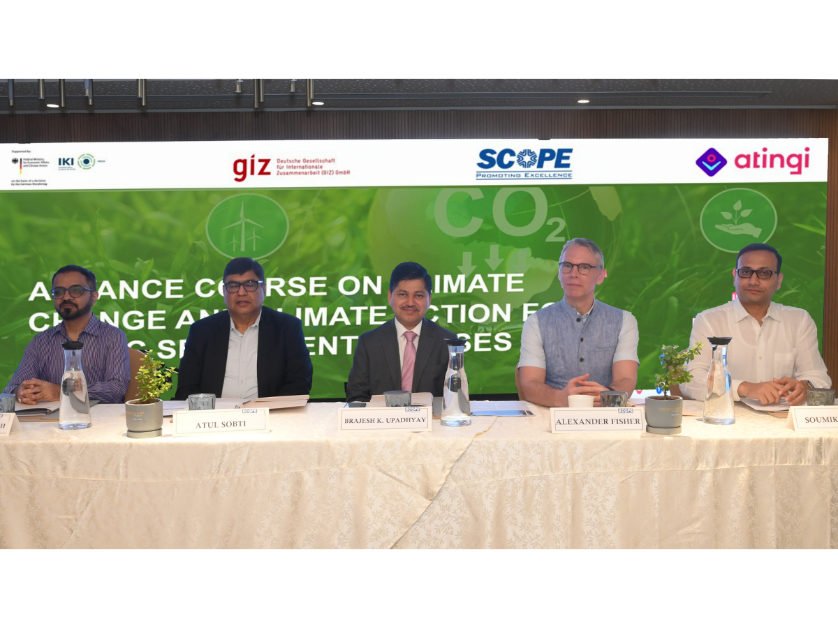 SCOPE, GIZ Germany launch certification course and dedicated webpage on Climate Change and Climate Action