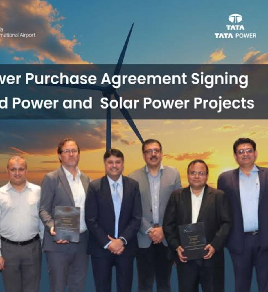 Tata Power and Noida International Airport collaborated for Solar and Wind Power