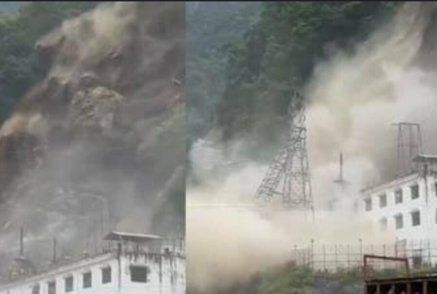 NHPC Teesta Dam stunned to ruin by Massive Landslide