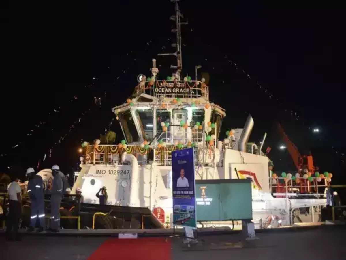 Ministry of Port dedicates first-ever Made-in-India ASTDS tug named Ocean Grace