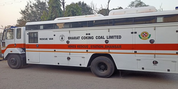 BCCL flagged off new rescue van