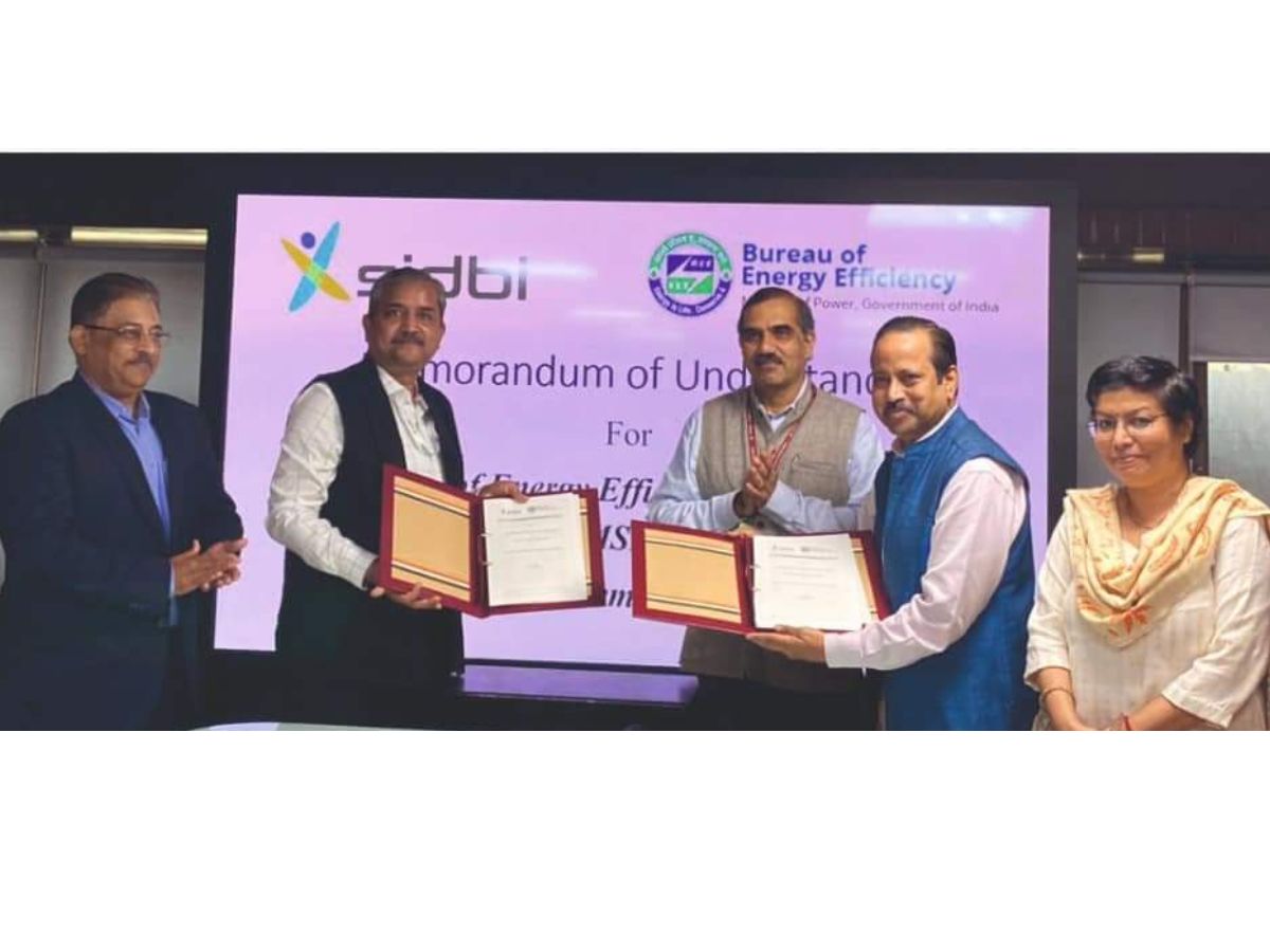 BEE signed MoU with SIDBI for MSME Sector