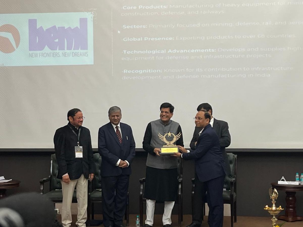 BEML Limited honored with WCDM Disaster Risk Reduction Award 2025