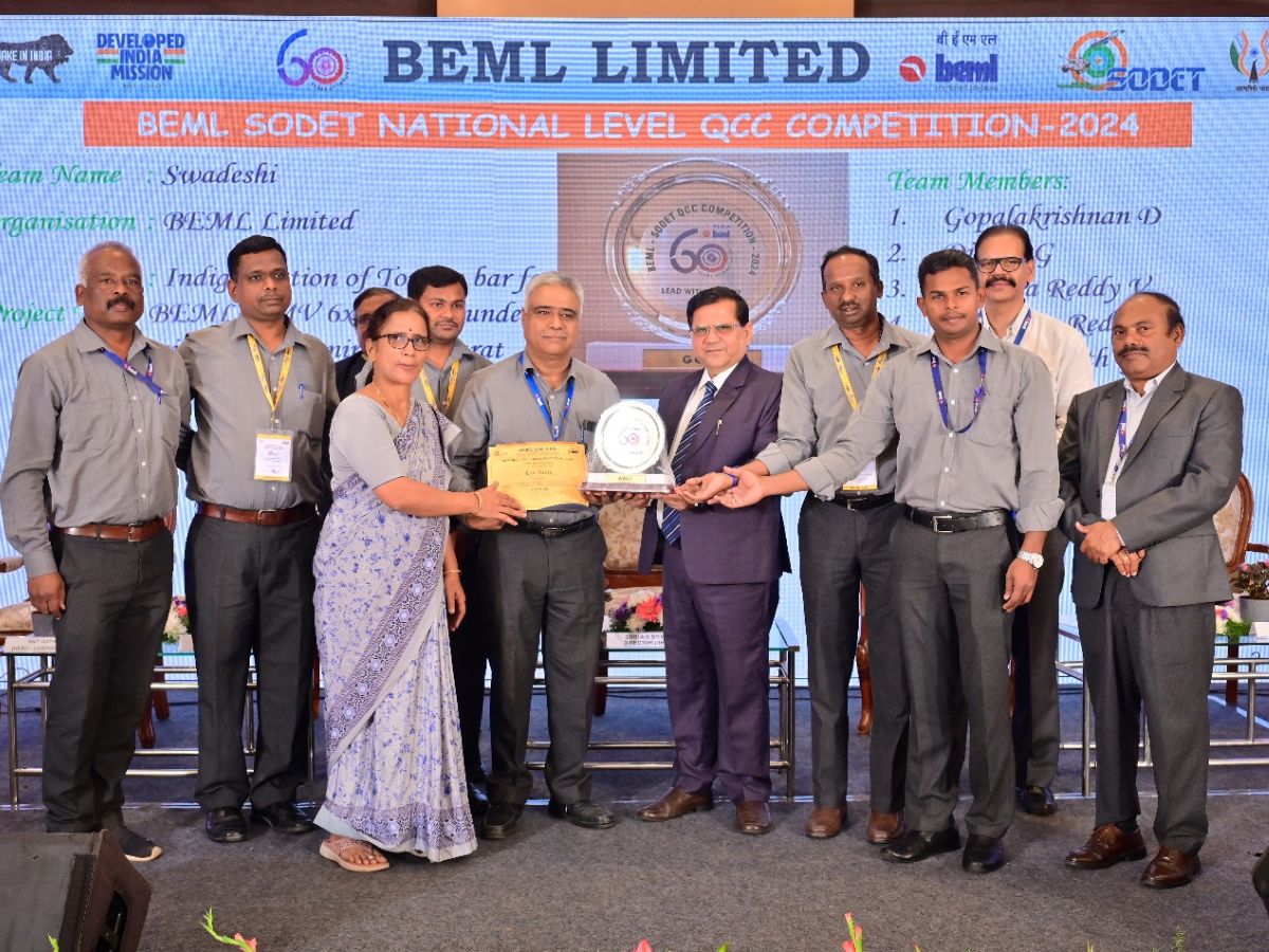 BEML Partners with SODET to host National Level Quality Circle Competition