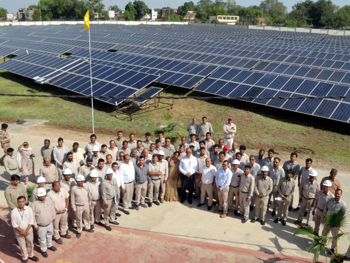 BHEL CMD Inaugurates 5MW Solar Plant at Bhopal unit
