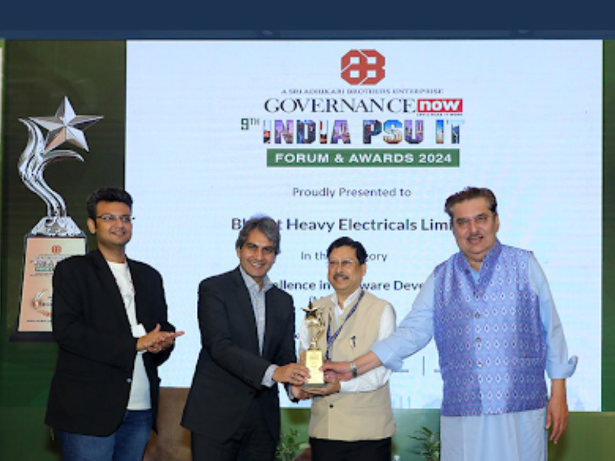 BHEL bags award for innovation and excellence in IT