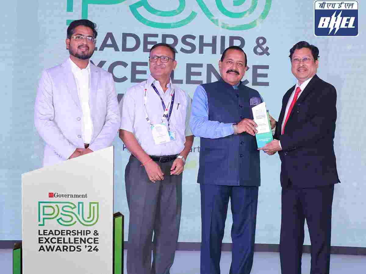 BHEL wins big at ET Government PSU Leadership & Excellence Awards 2024