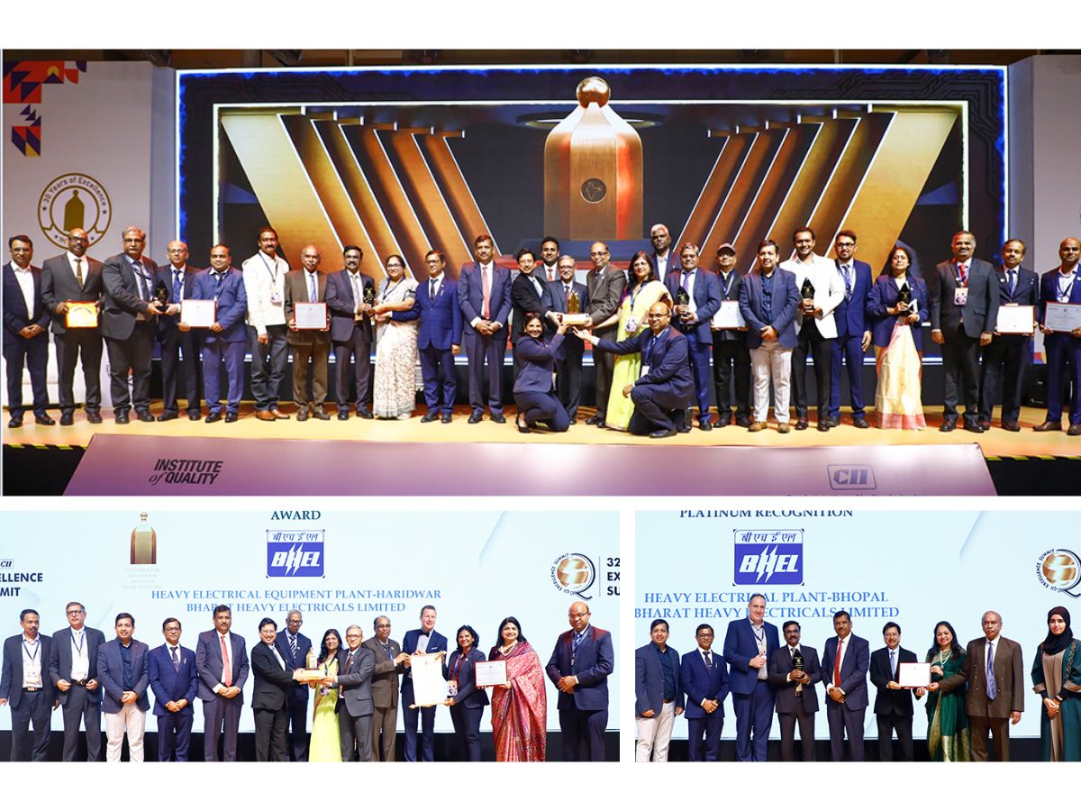 Bhel wins CII-EXIM Bank Award for Business Excellence- 2024