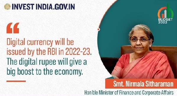 Budget 2022-23: Finance Minister announced Digital Rupee; to be issued by RBI