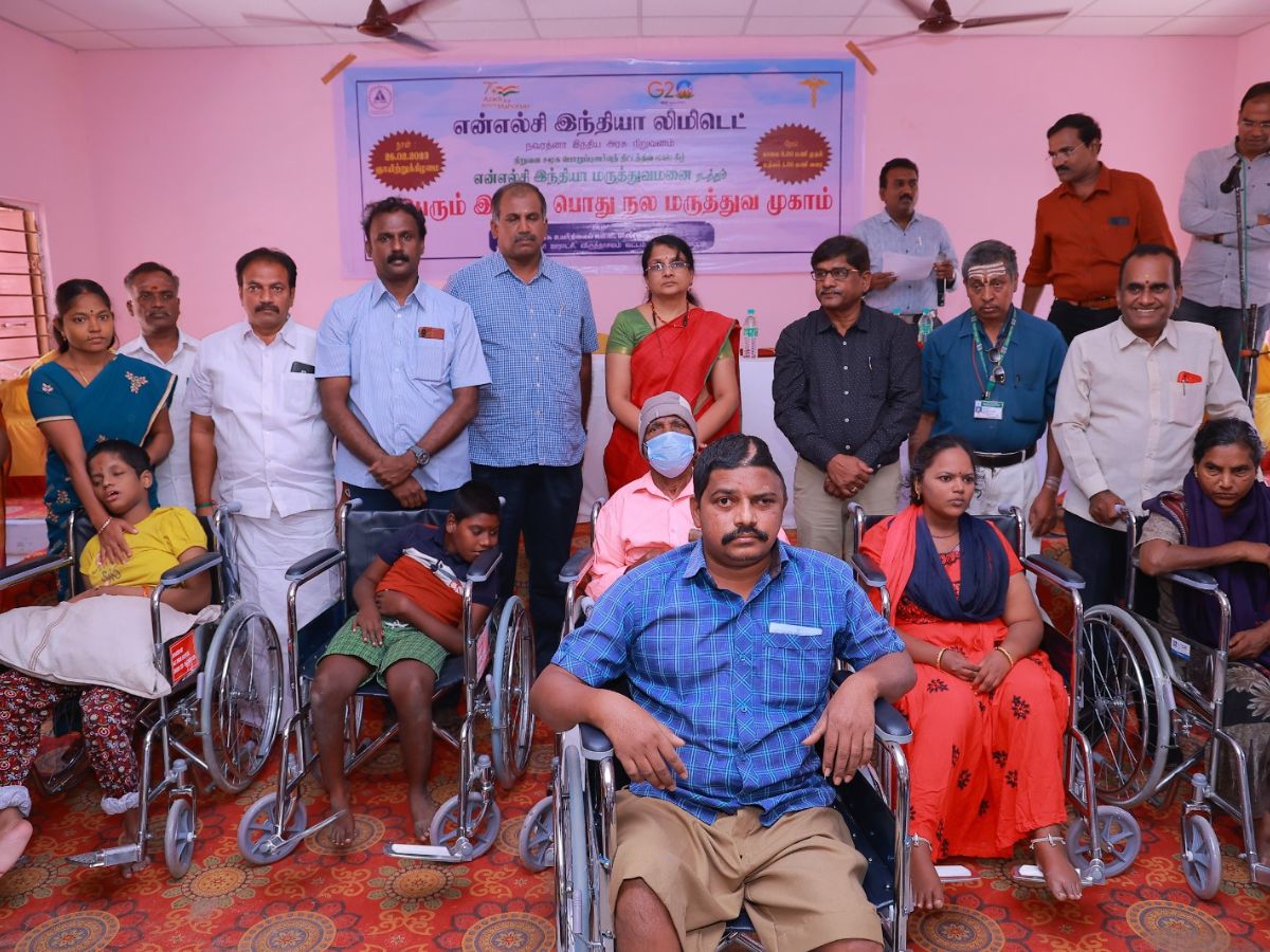 NLC India Limited organized Free Medical Camp at Veppankurichi,Neyveli