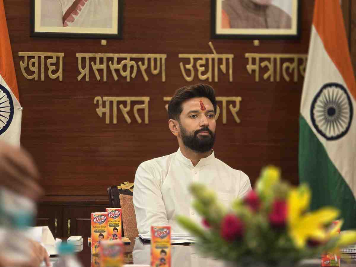 Chirag Paswan takes charge as Union Minister for Food Processing Industries