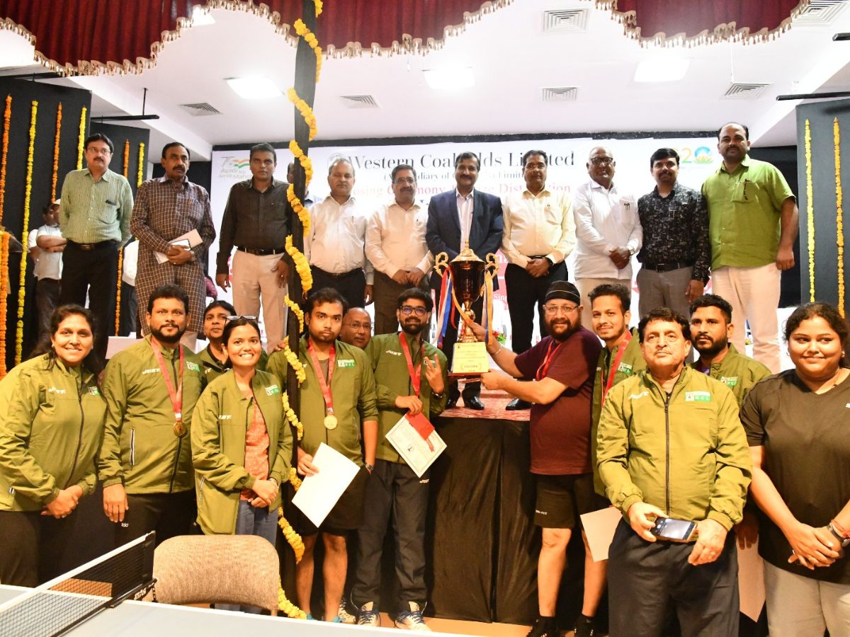 Coal India Inter Company Table Tennis Tournament 2023-24 concluded at WCL