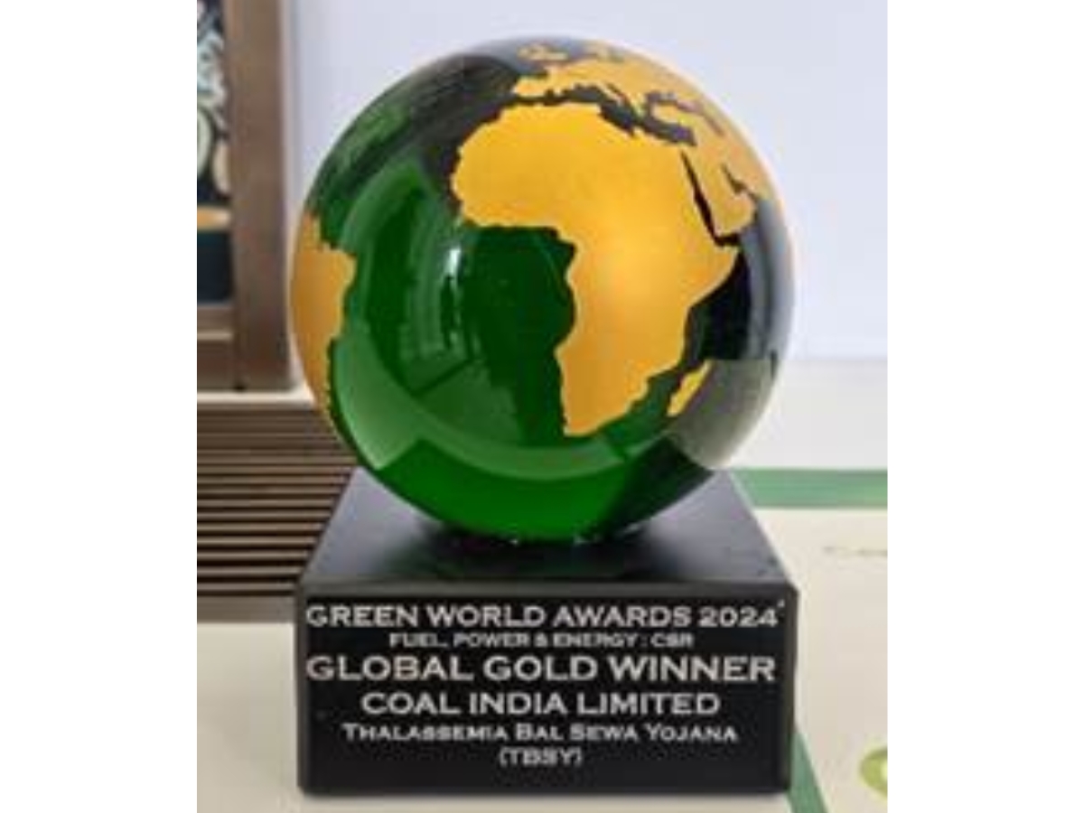 Coal India Ltd receives Green World Awards 2024 in London