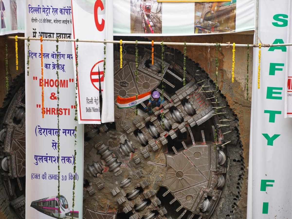 DMRC completes first twin tunnels breakthrough under Phase-IV construction