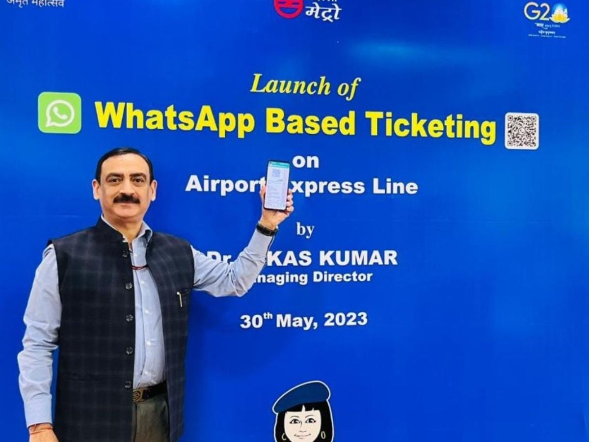 DMRC introduces Whatsapp based ticketing facility on Airport Line