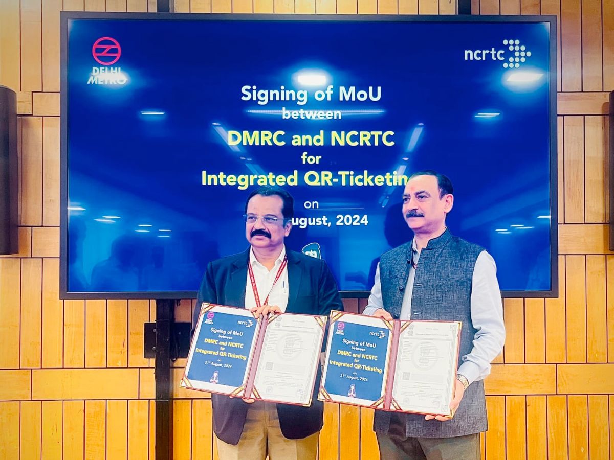 DMRC signs MoU with NCRTC to enhance commuter convenience