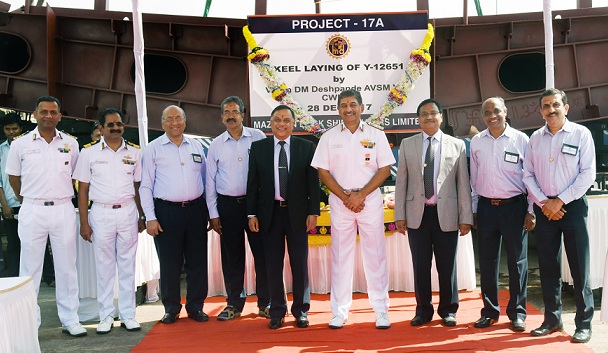 KEEL LAID FOR P17A FIRST SHIP