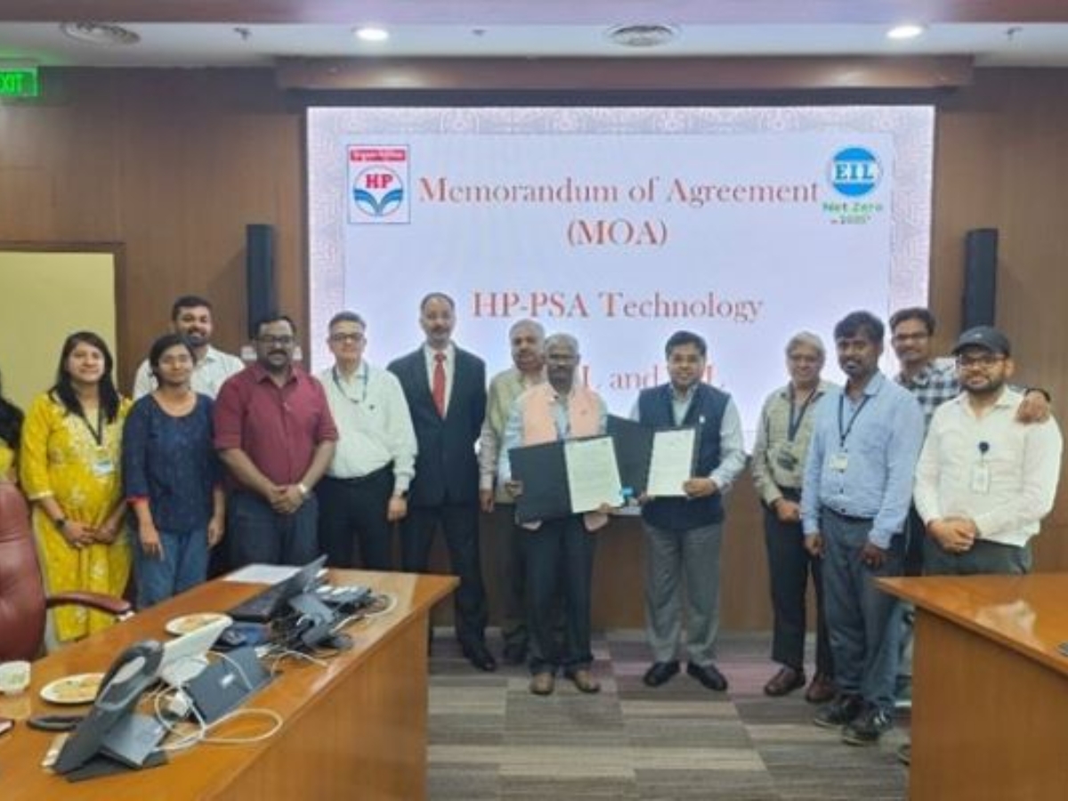 EIL signs MoA with HPCL to commercialize HPCL’s H2 PSA technology