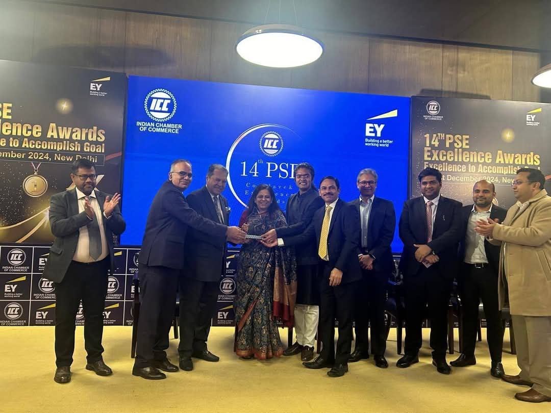 Engineers India Ltd receives 14th PSE Excellence Award by Indian Chamber of Commerce