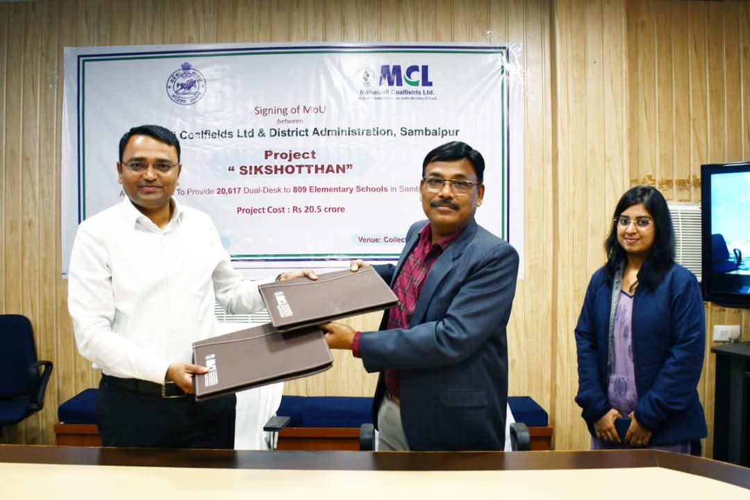 Mahanadi Coalfields Ltd signs MoU for Project Sikshotthan on International Day of Education