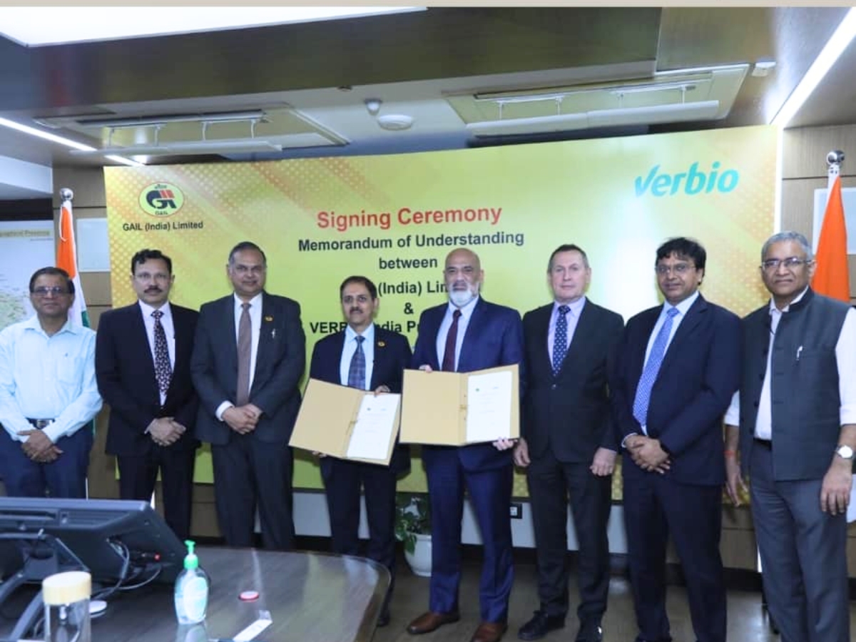 GAIL and VERBIO India sign MoU to develop agricultural residue-based CBG projects