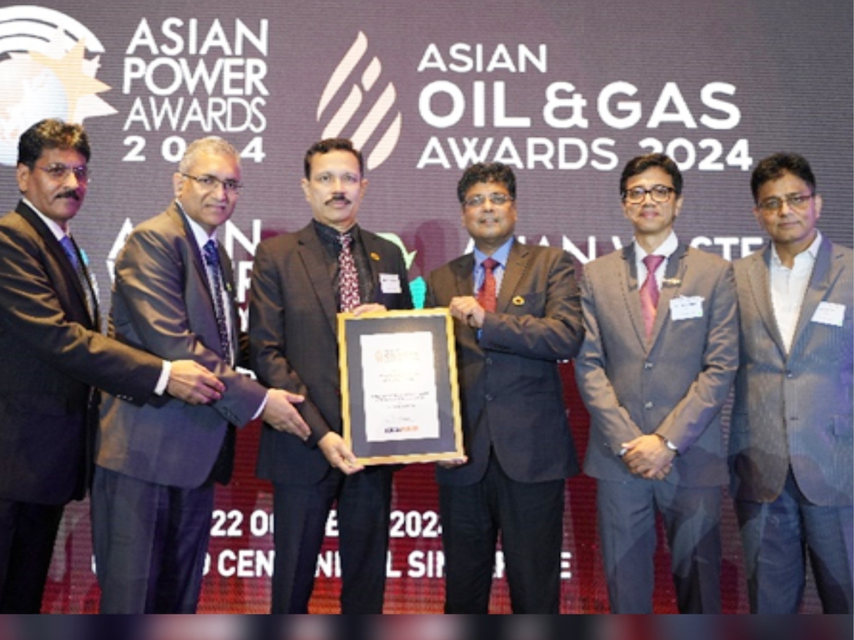 GAIL India Awarded Green Hydrogen Project of the Year in Asian Oil & Gas Awards 2024