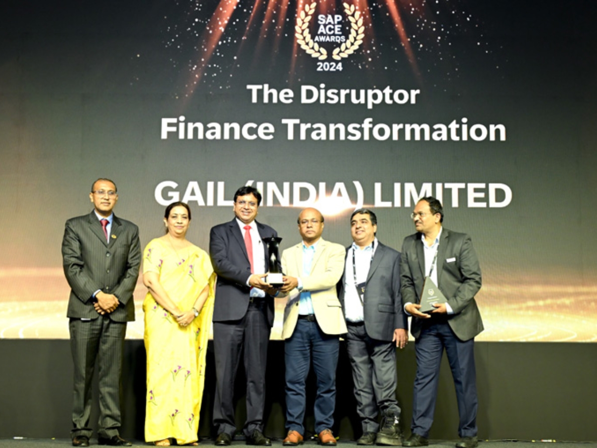 GAIL wins SAP ACE Best Financial Transformation Award 