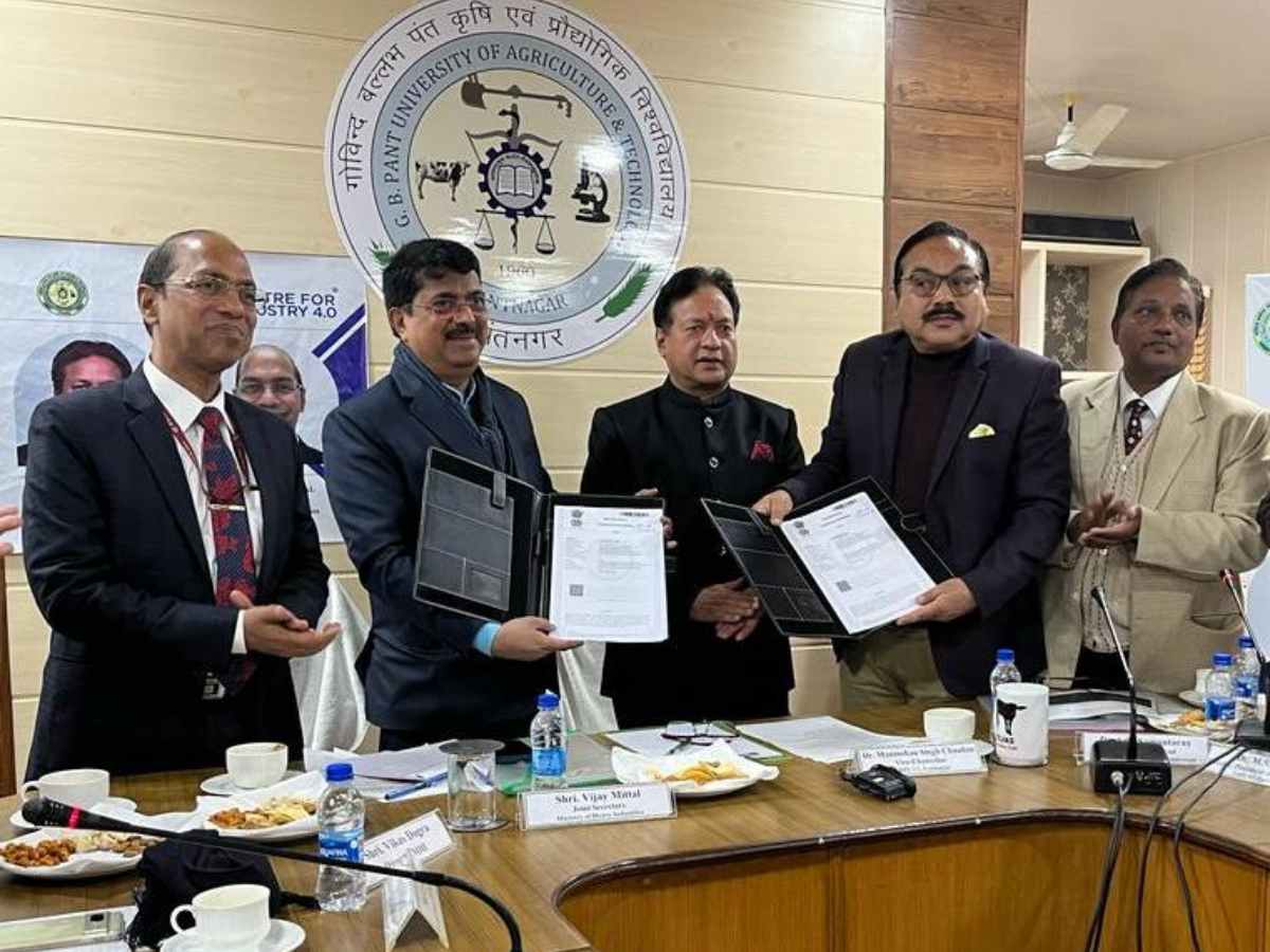 GBPUAT Pantnagar and C4i4 Labs signs MoU under Heavy Industries Ministry