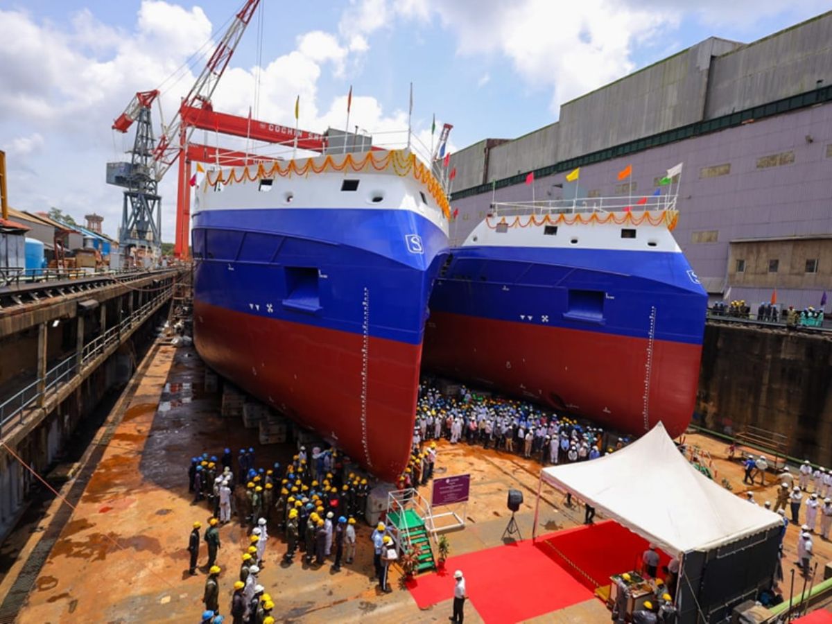 Cochin Shipyard Limited News: CSL Kochi Launches Two HS ECO FREIGHTER ...