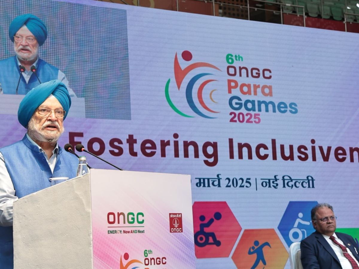 Hardeep Singh Puri Inaugurates 6th ONGC Para Games in Delhi