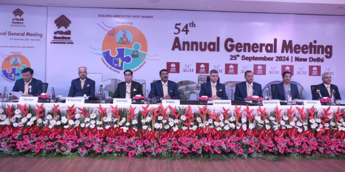 HUDCO highlights record-breaking achievements at 54th AGM