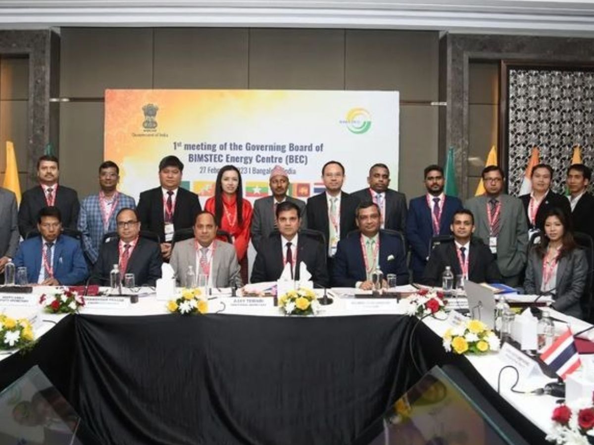 India hosted first meeting meeting of Governing Board of BIMSTEC Energy Centre