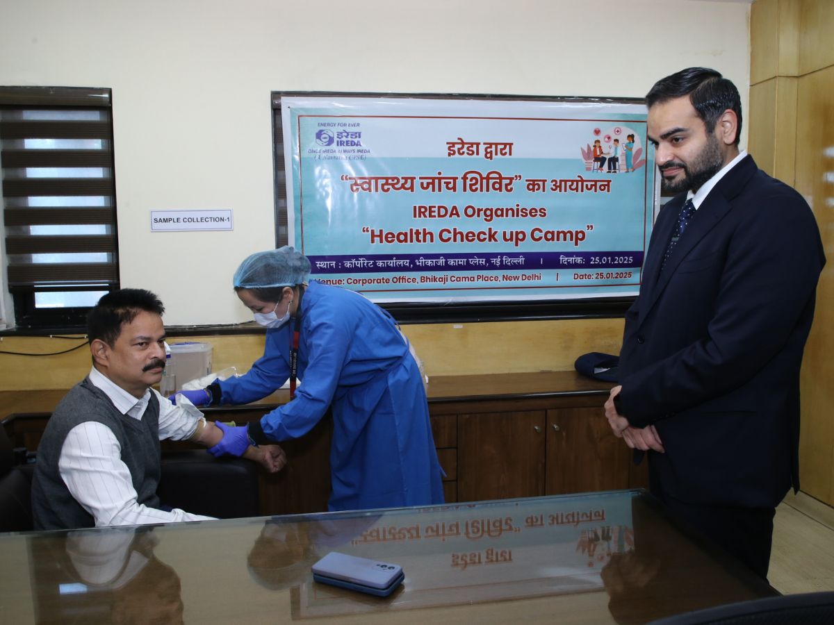 IREDA Organizes Health Camp for EmployeesIREDA Organizes Health Camp for Employees