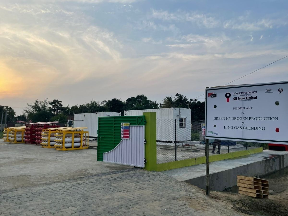 India's First Green Hydrogen Plant Inaugurated by Oil India Limited in Jorhat