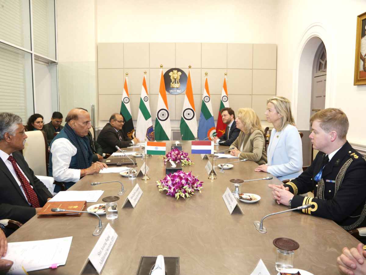 India and Netherlands Defence Minister discuss ways to expand bilateral cooperation
